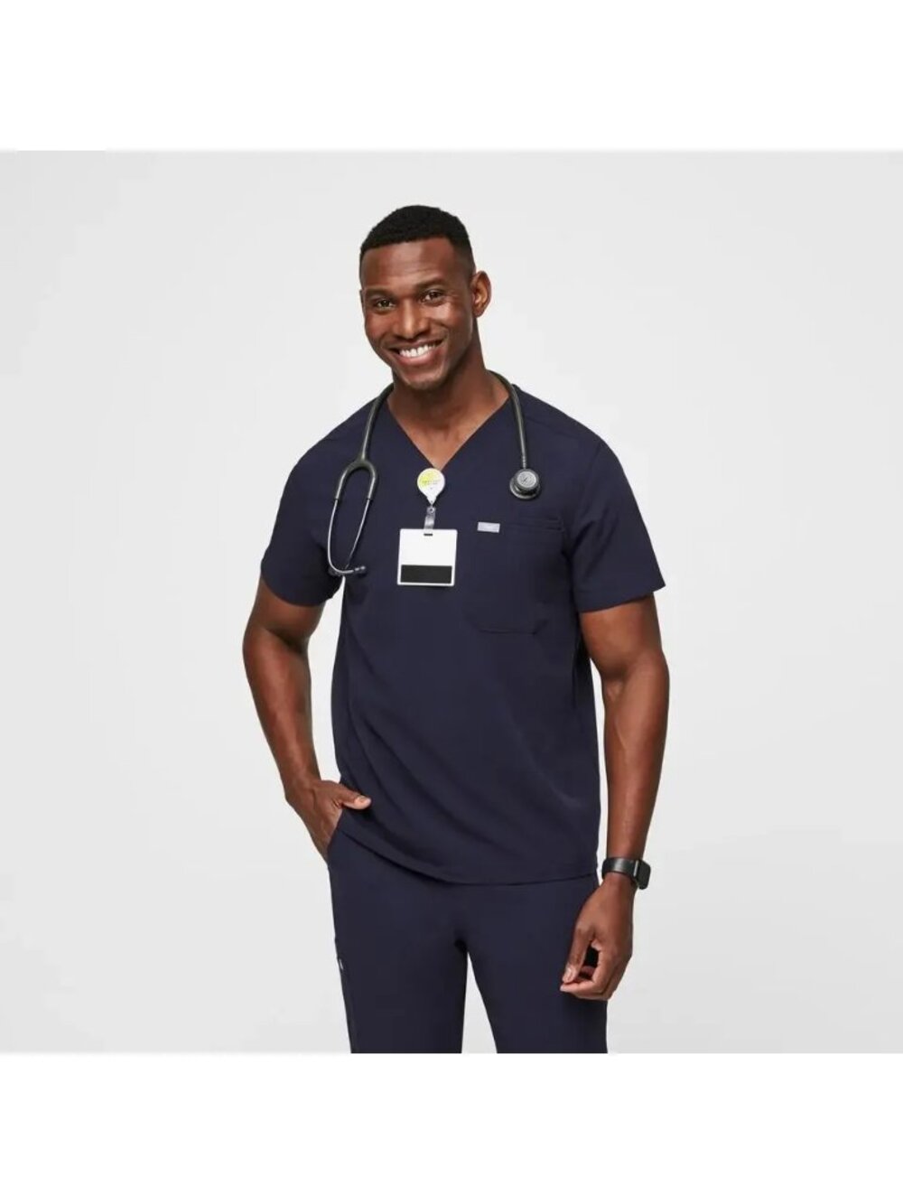 Figs Men's Scrub Top, Size XXL